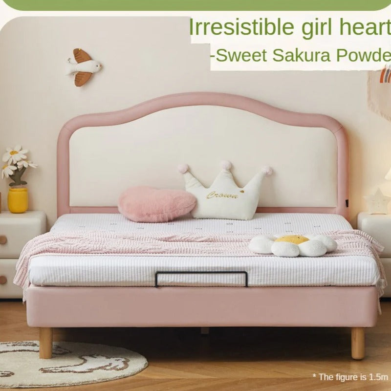 Organic Leather Kid's Soft Cloud Bed