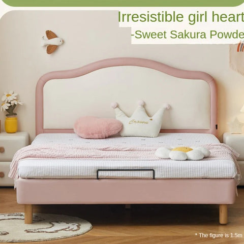 Organic Leather Kid's Soft Cloud Bed