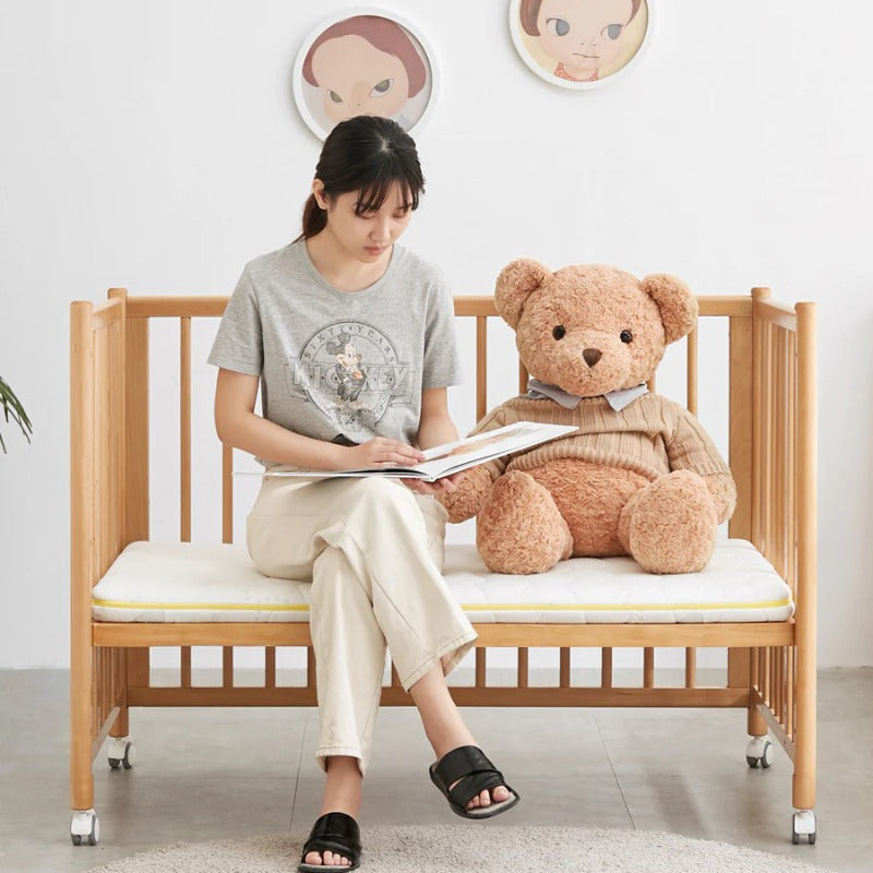 Beech Solid Wood Baby Mobile Bed