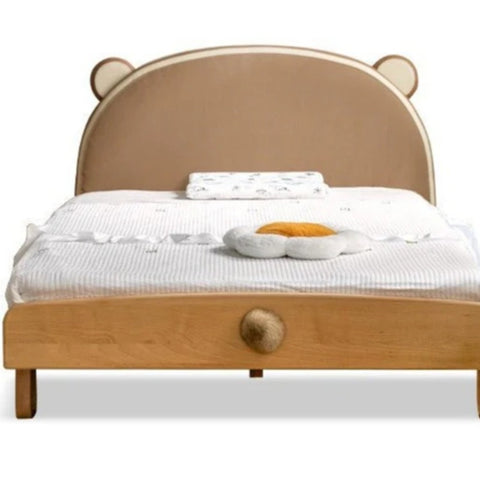 Beech, Oak solid wood Bear Box Bed<