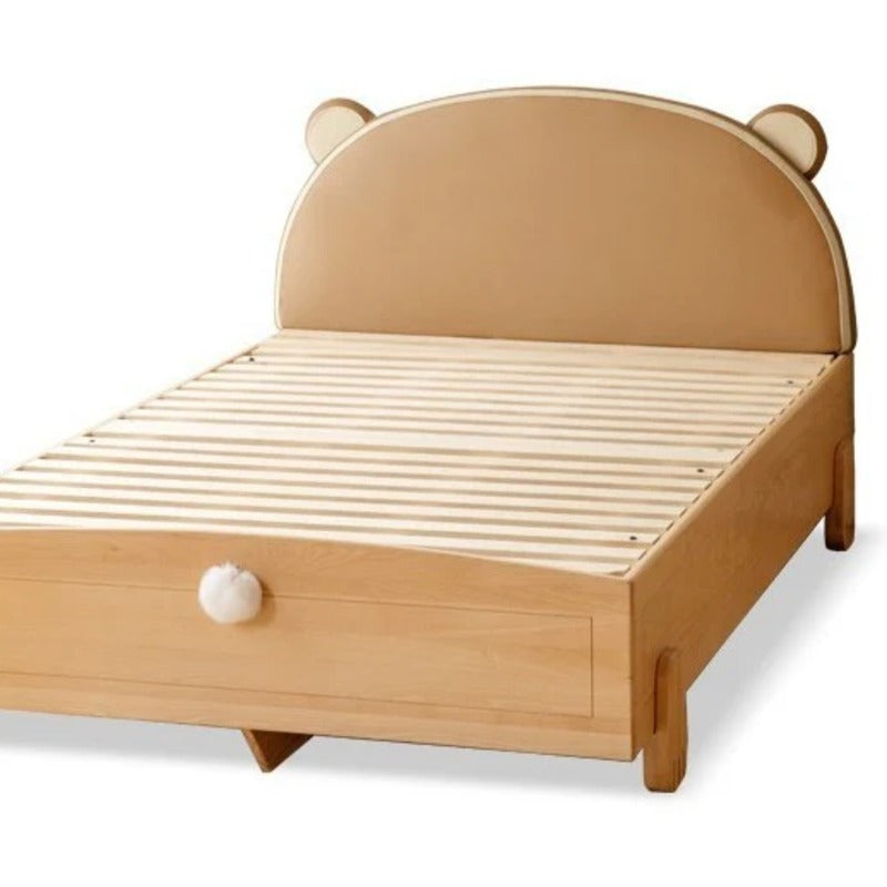 Beech, Oak solid wood Bear Box Bed<