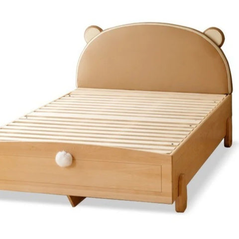 Beech, Oak solid wood Bear Box Bed<