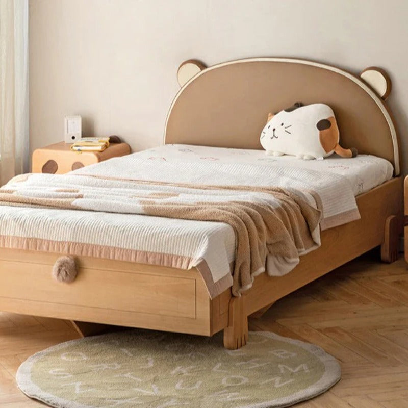 Beech, Oak solid wood Bear Box Bed<