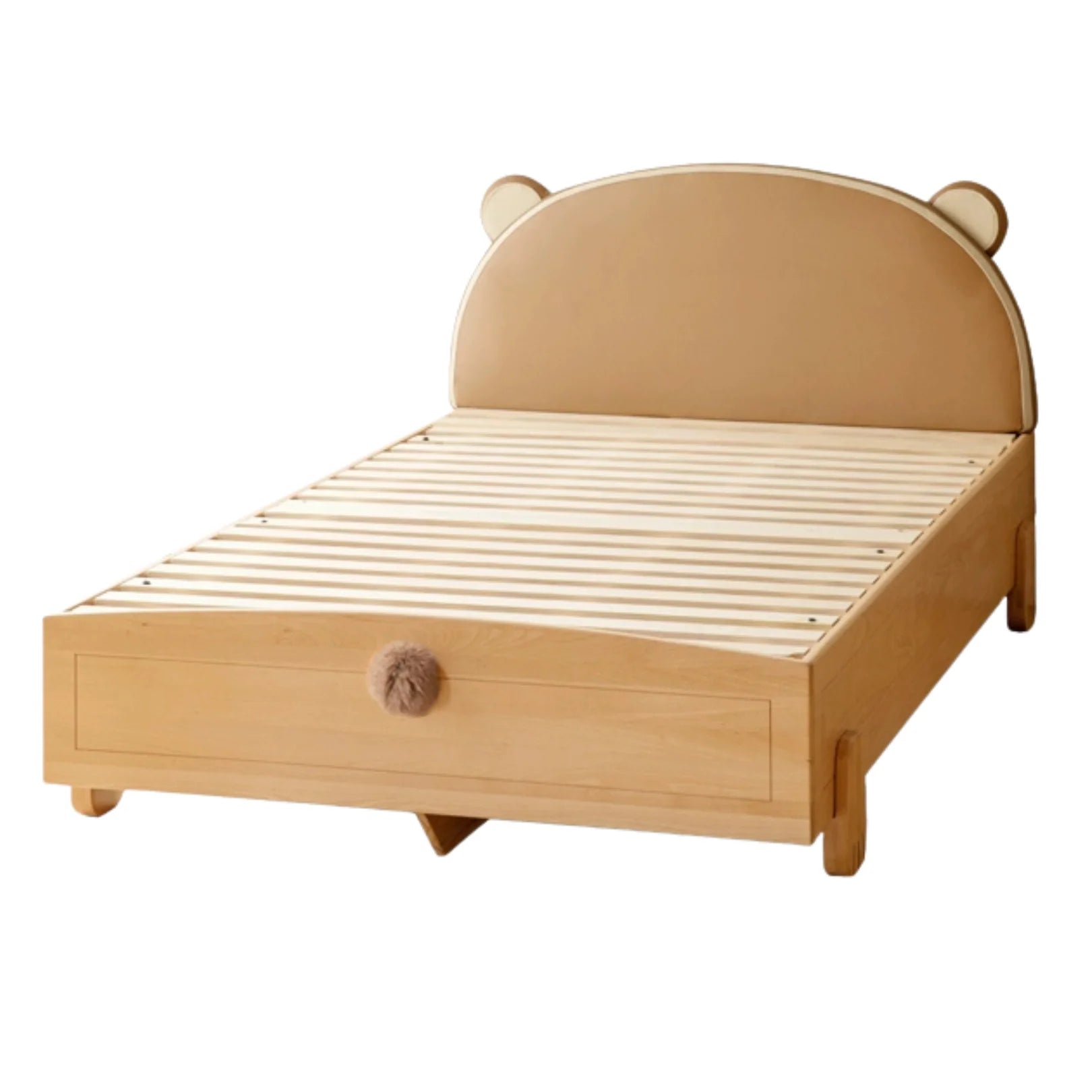 Beech, Oak solid wood Bear Box Bed<