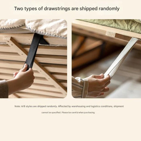 Oak, Beech solid wood Bear night light box bed<