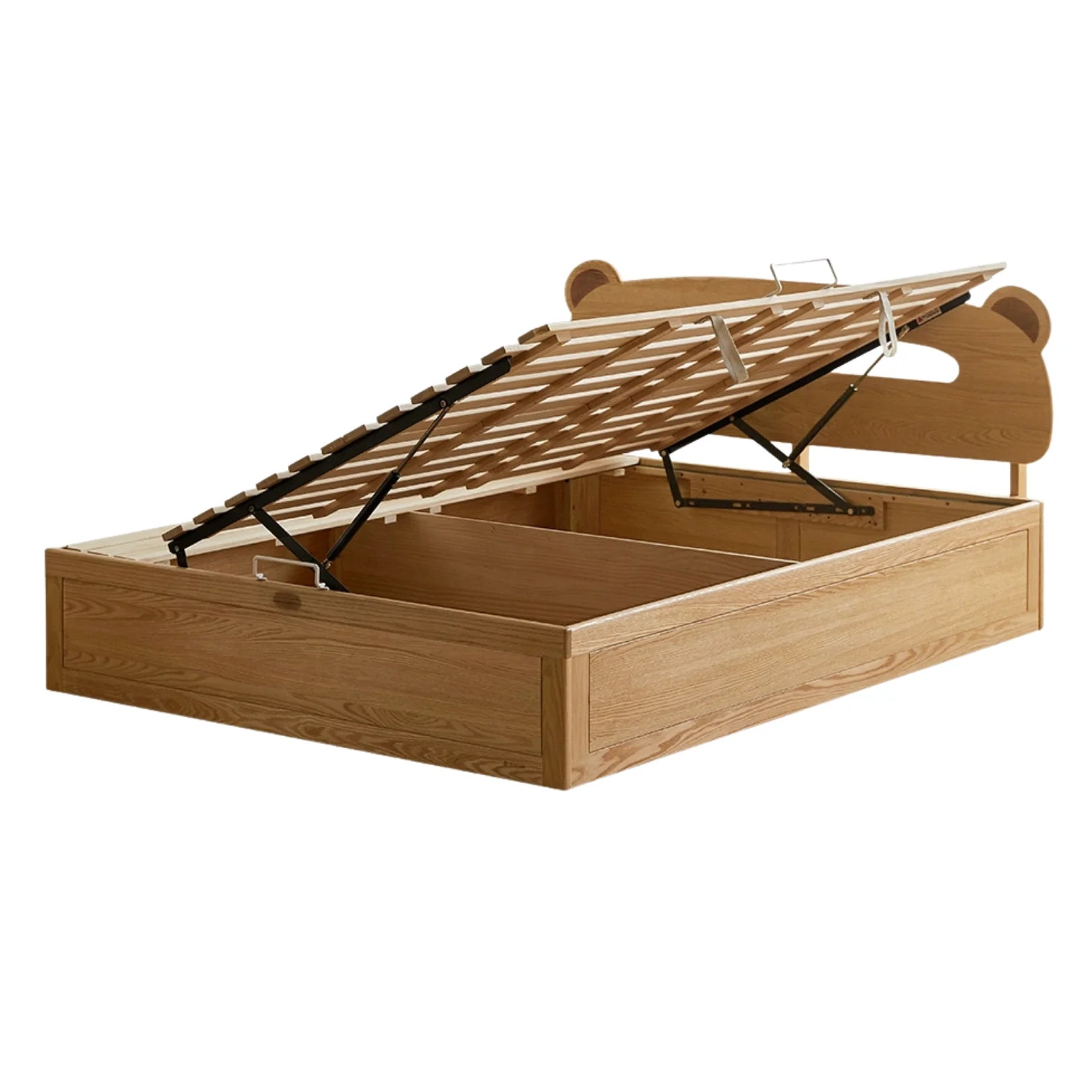 Oak, Beech solid wood Bear night light box bed<