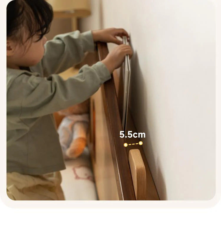 Beech, Poplar, Little House Kids Bed with 15min Delay Turning Off the Lights<