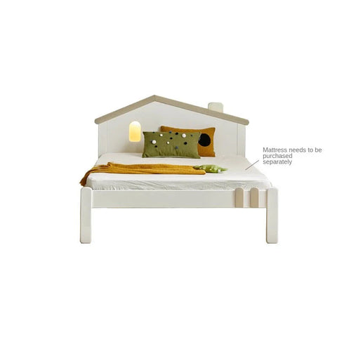 Beech, Poplar, Little House Kids Bed with 15min Delay Turning Off the Lights<