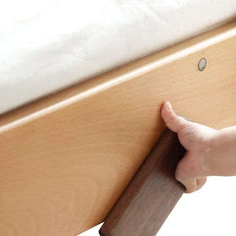 Beech, Poplar, Little House Kids Bed with 15min Delay Turning Off the Lights<