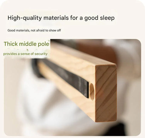 Beech, Poplar, Little House Kids Bed with 15min Delay Turning Off the Lights<