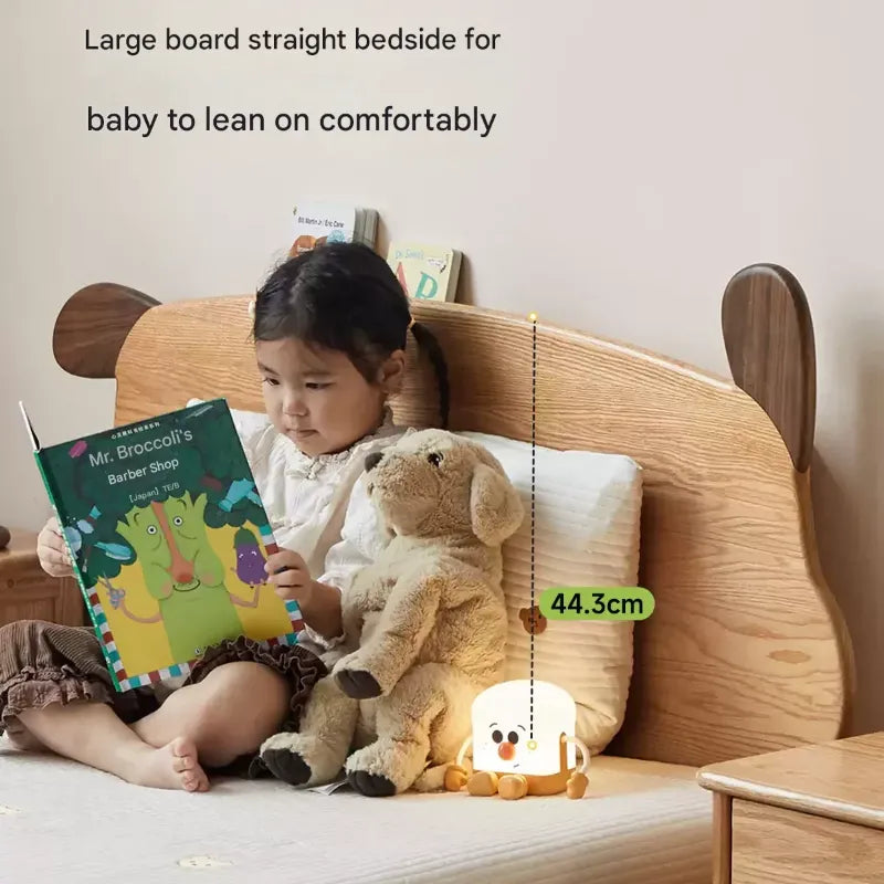 Oak solid wood Cute dog bed<