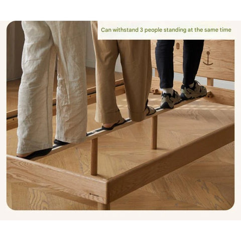 Oak solid wood Cute dog bed<