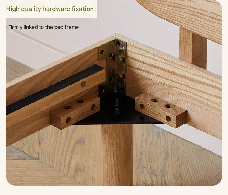 Oak solid wood Cute dog bed<