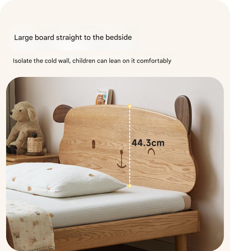 Oak solid wood Cute dog bed<