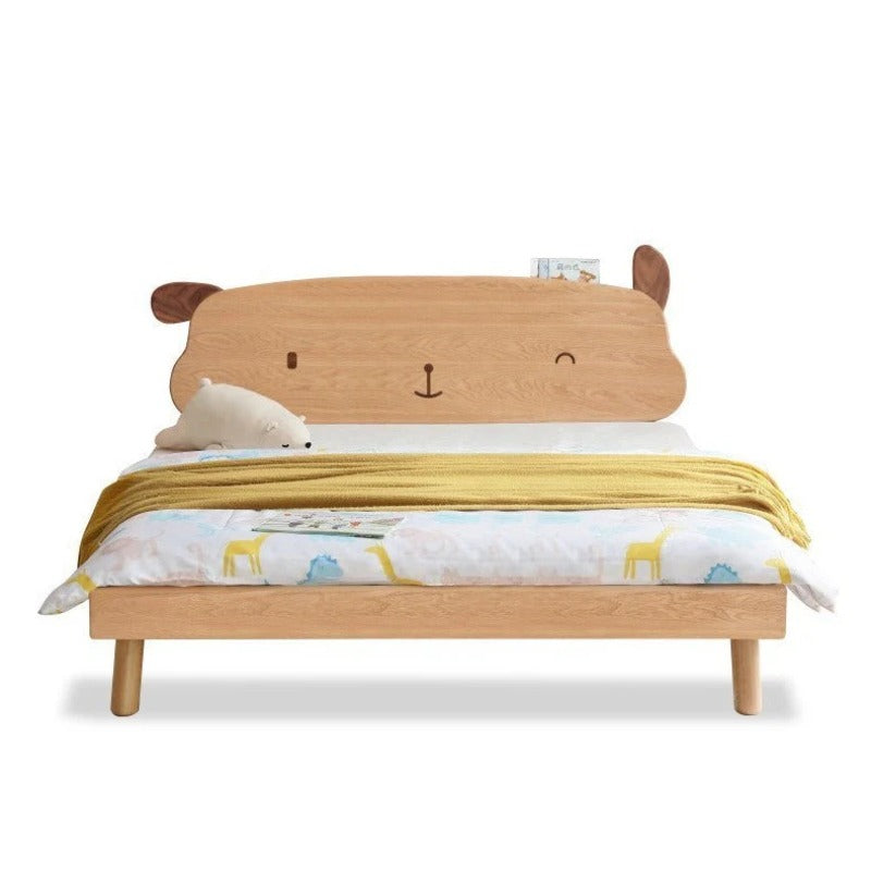 Oak solid wood Cute dog bed<