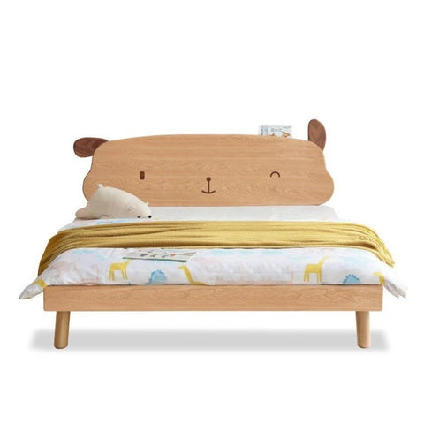Oak solid wood Cute dog bed<