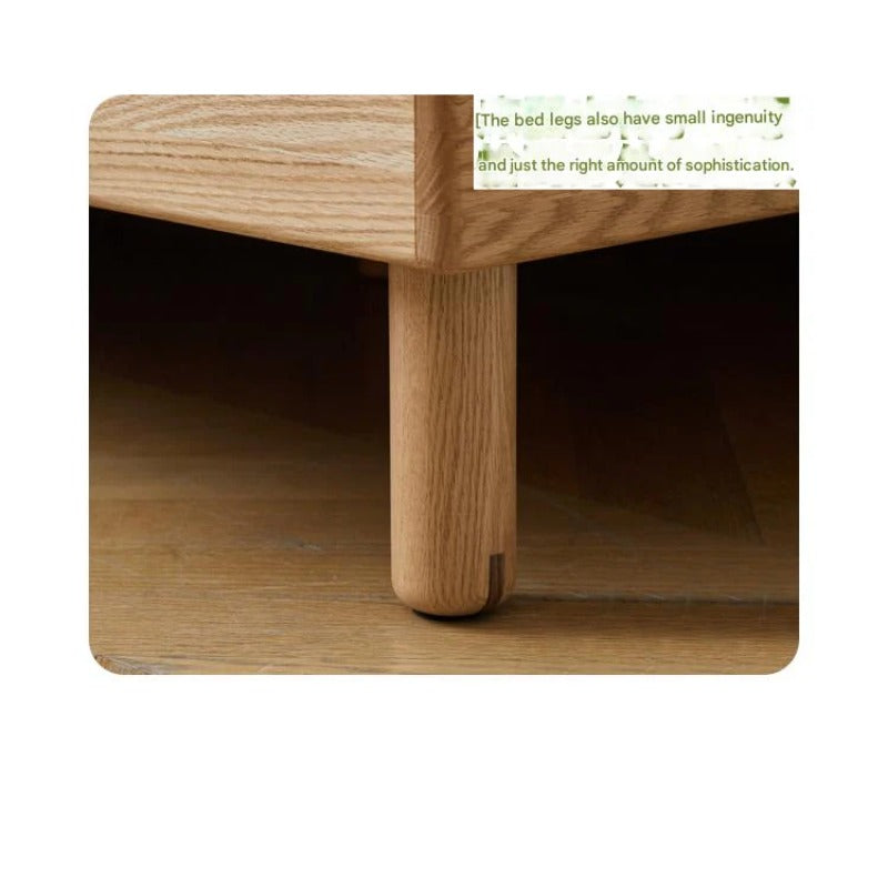 Oak solid wood Cute dog bed<