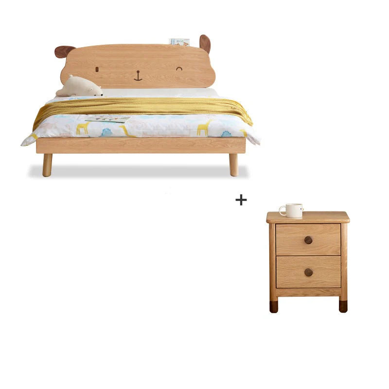 Oak solid wood Cute dog bed<