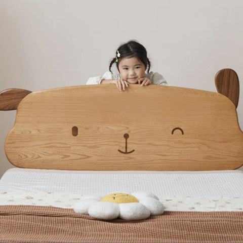 Oak solid wood Cute dog bed<