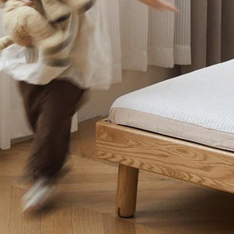 Oak solid wood Cute dog bed<