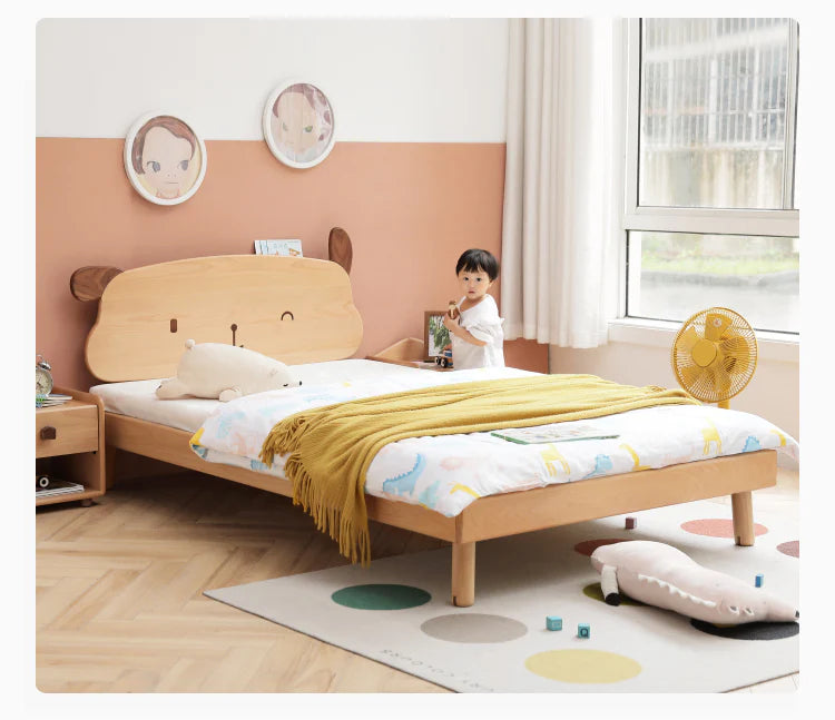 Oak solid wood Cute dog bed<