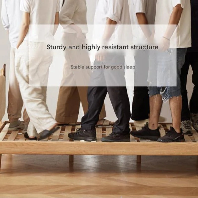 Oak solid wood Cute dog bed<