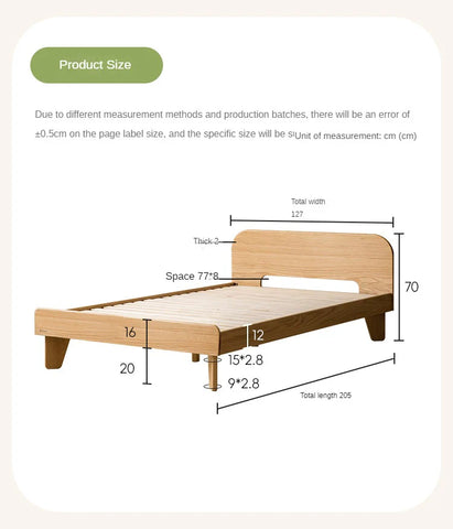 Oak solid wood Kids bed<