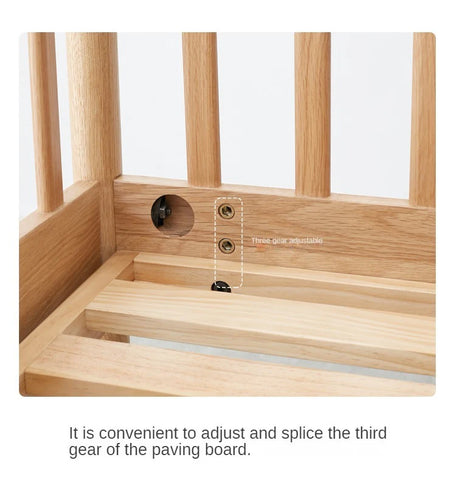 Oak solid wood Toddler Bed<
