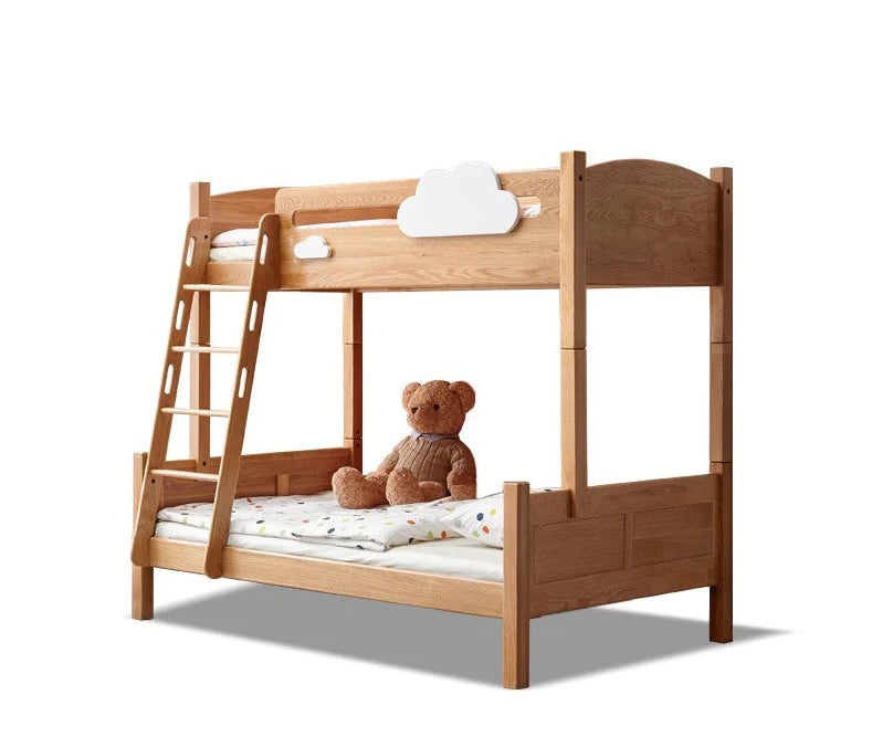 Oak solid wood Multi-functional Bunk Bed.