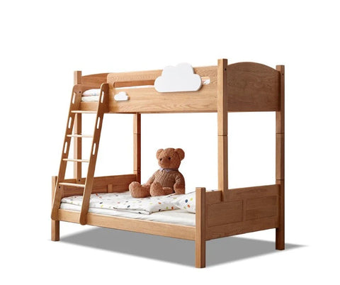 Oak solid wood Multi-functional Bunk Bed.