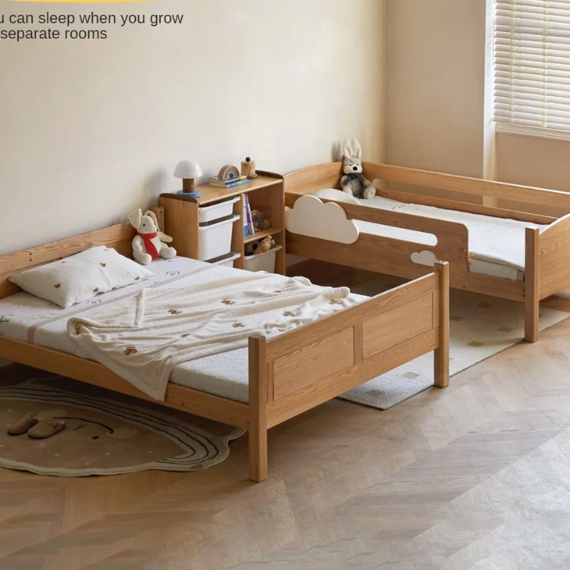 Oak solid wood Multi-functional Bunk Bed.