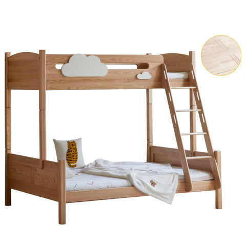 Oak solid wood Multi-functional Bunk Bed.