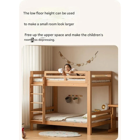 Beech, Birch Solid Wood Bunk Bed.