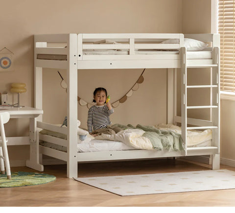 Beech, Birch Solid Wood Bunk Bed.