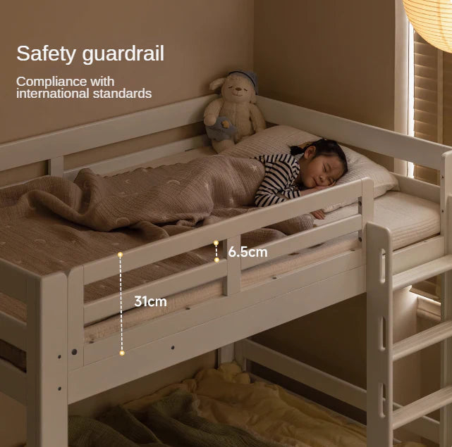 Beech, Birch Solid Wood Bunk Bed.