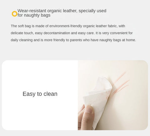 Oak Solid Wood Kids Chair Height Adjustable Modern Study Chair with Ergonomic Backrest and Removable Washable Cushion