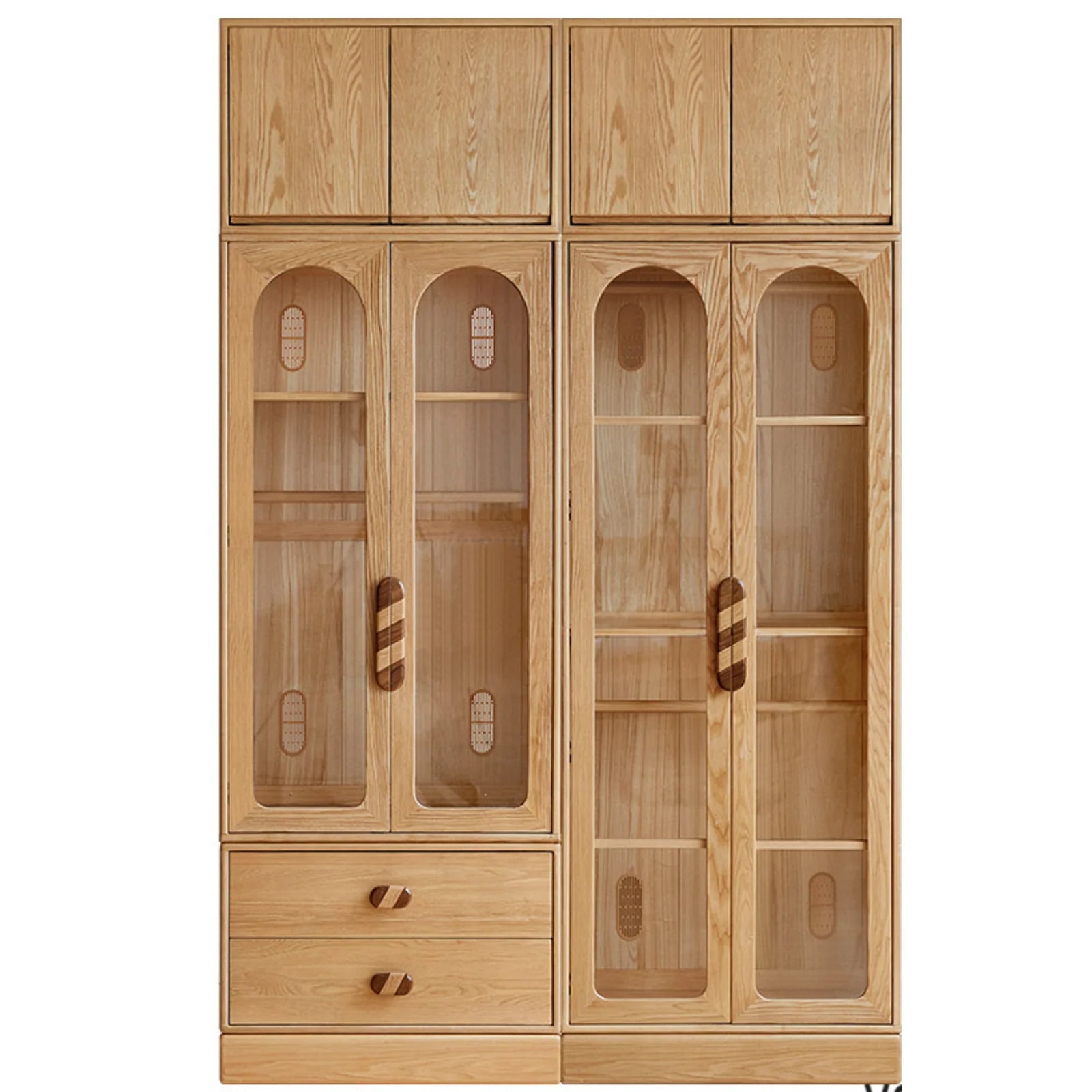 Oak Solid Wood Original Wood Style Children's Wardrobe