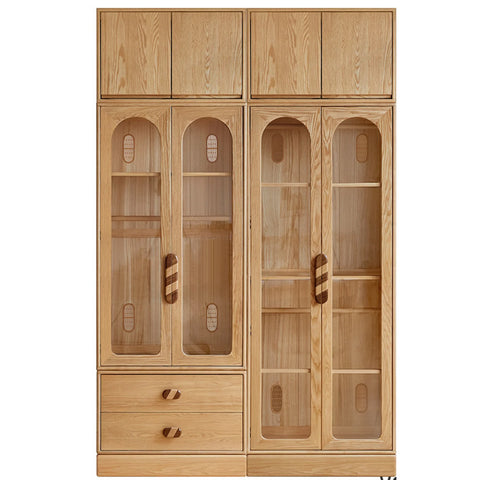 Oak Solid Wood Original Wood Style Children's Wardrobe