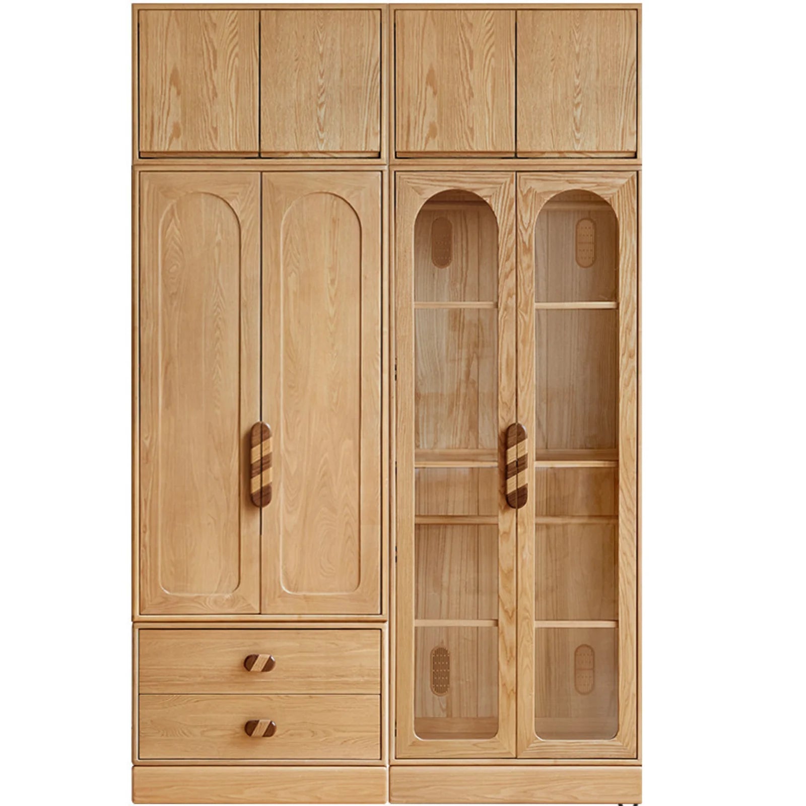 Oak Solid Wood Original Wood Style Children's Wardrobe