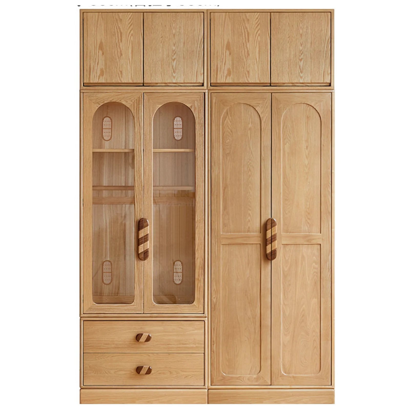 Oak Solid Wood Original Wood Style Children's Wardrobe