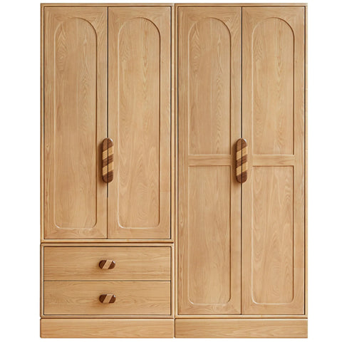 Oak Solid Wood Original Wood Style Children's Wardrobe