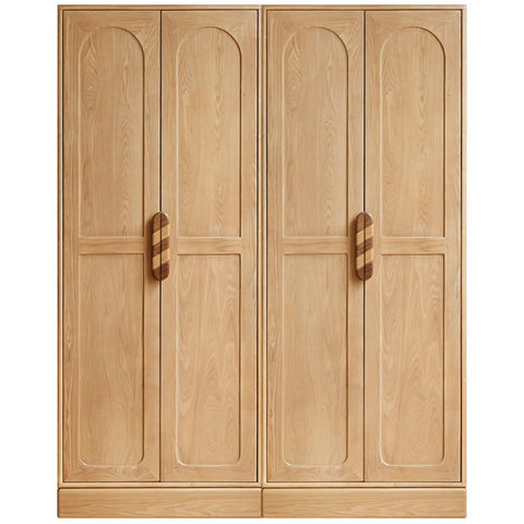 Oak Solid Wood Original Wood Style Children's Wardrobe