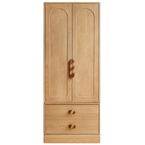 Oak Solid Wood Original Wood Style Children's Wardrobe