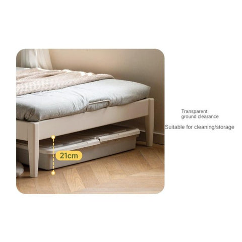 Rubber Wood  Children's Bed American Cream Style.