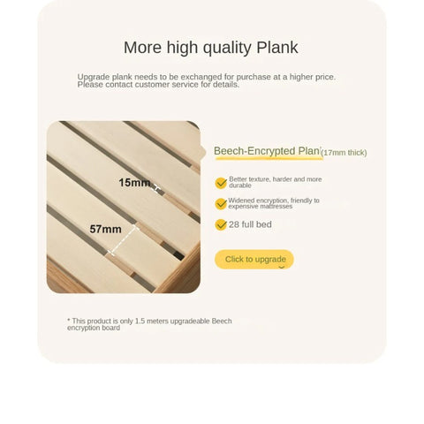 Beech Solid Wood Children's Storage Bed