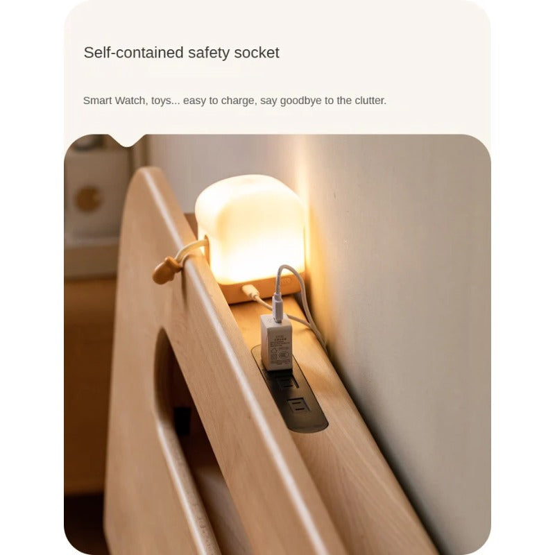 Beech Solid Wood Children's Storage Bed