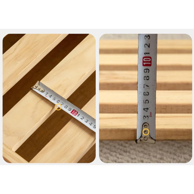 Solid wood children's splicing bed