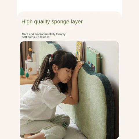 Beech Solid Wood Children's Modern Soft Bed