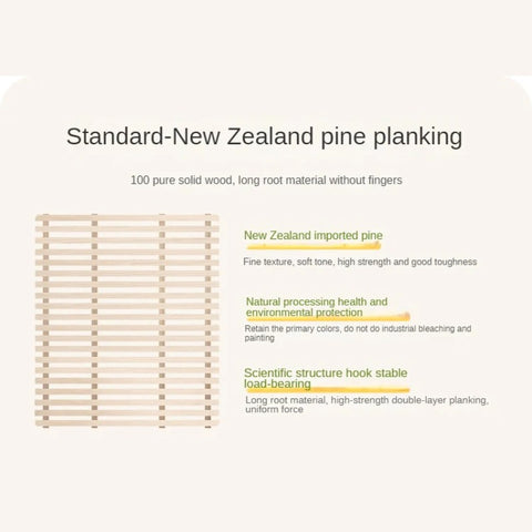 Beech Solid Wood Children's Modern Soft Bed