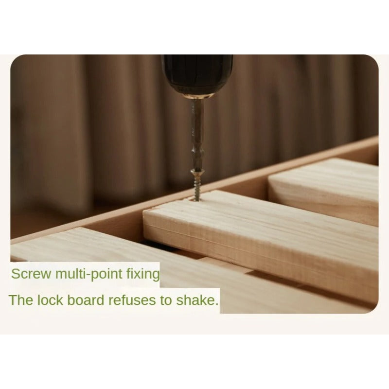 Beech Solid Wood Children's Modern Soft Bed